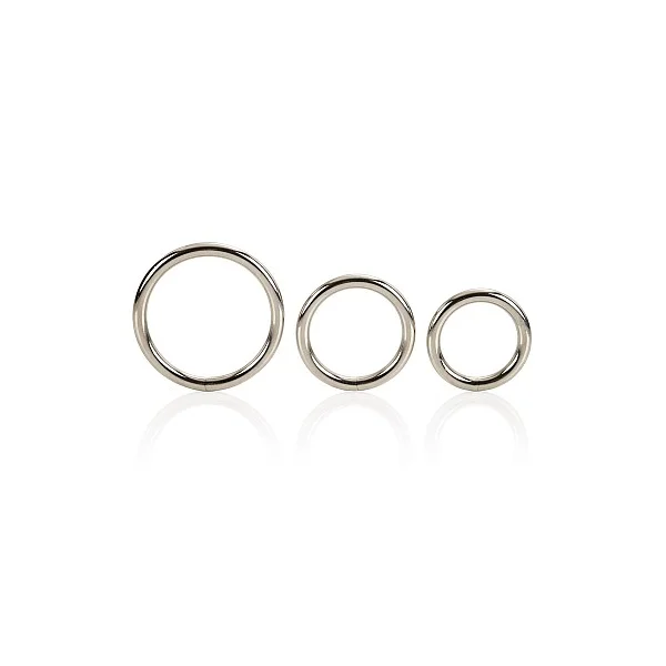 Silver Ring - 3 Piece Set - Zilver van het merk Rings - Cockringen - online bestellen bij Masculum.nl. De discrete online seks-toys en erotisch heren ondergoed winkel voor gay & hetero mannen.