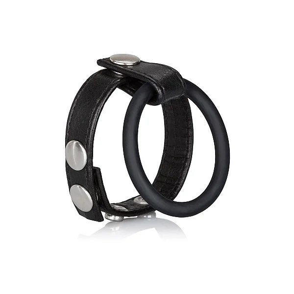Large Leather Ball Spreader - Zwart van het merk Rings - Cockringen - online kopen bij Masculum.nl. De discrete online seks-toys en erotisch heren ondergoed winkel voor gay & hetero mannen.