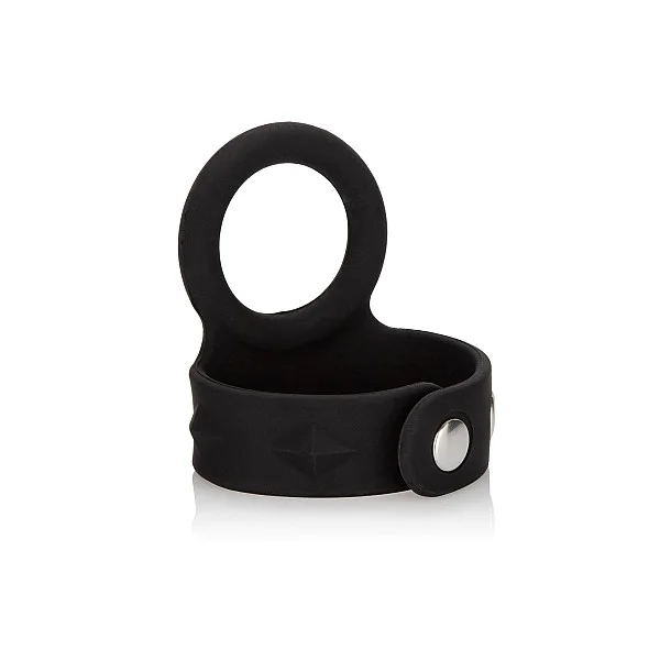 3-Snap Scrotum Ring - Medium - Zwart van het merk Rings - Cockringen - online kopen bij Masculum.nl. De discrete online seks-toys en erotisch heren ondergoed winkel voor gay & hetero mannen.