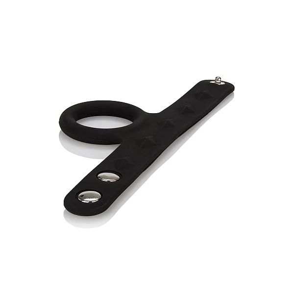 3-Snap Scrotum Ring - Large - Zwart van het merk Rings - Cockringen - online bestellen bij Masculum.nl. De discrete online seks-toys en erotisch heren ondergoed winkel voor gay & hetero mannen.