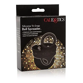 Silicone 3-Snap Ball Spreader - Zwart