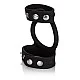 Silicone Tri-Snap C & B Cage - Zwart van het merk Rings - Cockringen - online bestellen bij Masculum.nl. De discrete online seks-toys en erotisch heren ondergoed winkel voor gay & hetero mannen.