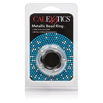 Metallic Bead Ring - Transparant