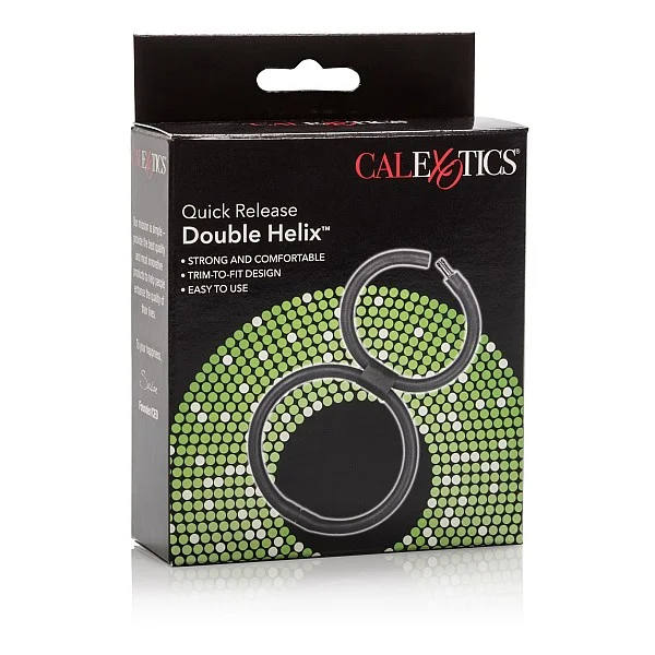 Quick Release Double Helix - Zwart van het merk Rings - Cockringen - online kopen bij Masculum.nl. De discrete online seks-toys en erotisch heren ondergoed winkel voor gay & hetero mannen.
