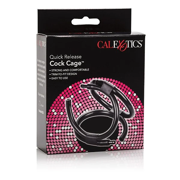 Quick Release Cock Cage - Zwart van het merk Rings - Cockringen - online kopen bij Masculum.nl. De discrete online seks-toys en erotisch heren ondergoed winkel voor gay & hetero mannen.