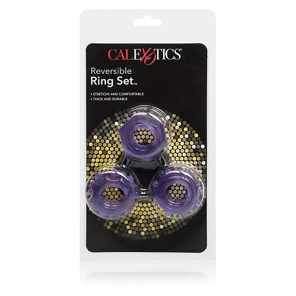 Reversible Ring Set - Paars van het merk Rings - Cockringen - online kopen bij Masculum.nl. De discrete online seks-toys en erotisch heren ondergoed winkel voor gay & hetero mannen.