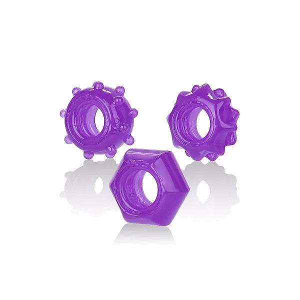 Reversible Ring Set - Paars van het merk Rings - Cockringen - online kopen bij Masculum.nl. De discrete online seks-toys en erotisch heren ondergoed winkel voor gay & hetero mannen.
