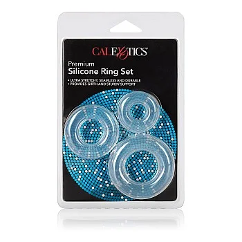 Premium Silicone Ring Set - Transparant