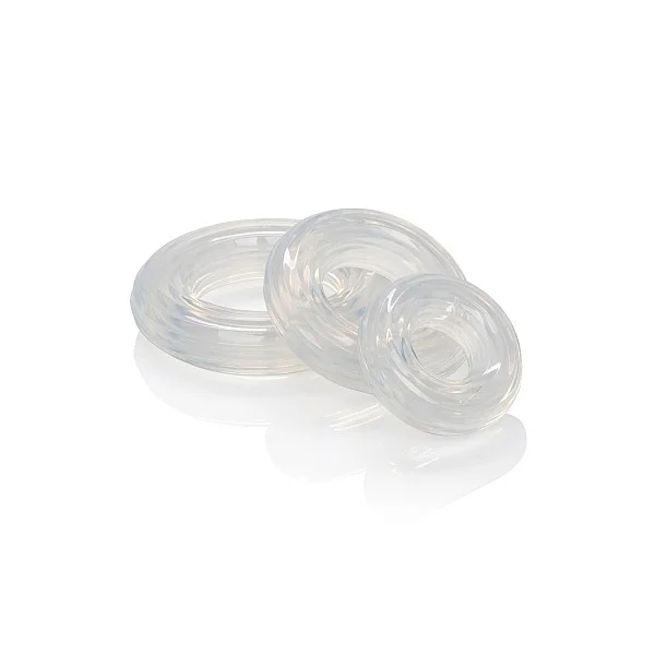 Premium Silicone Ring Set - Transparant van het merk Rings - Cockringen - online bestellen bij Masculum.nl. De discrete online seks-toys en erotisch heren ondergoed winkel voor gay & hetero mannen.