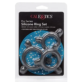 Pro Series Silicone Ring Set - Zwart