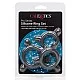 Pro Series Silicone Ring Set - Zwart van het merk Rings - Cockringen - online kopen bij Masculum.nl. De discrete online seks-toys en erotisch heren ondergoed winkel voor gay & hetero mannen.