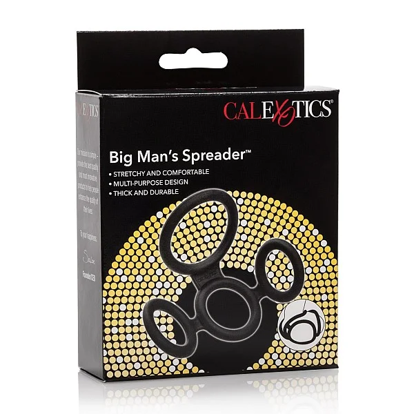 Big Man S Spreader - Zwart van het merk Rings - Cockringen - online kopen bij Masculum.nl. De discrete online seks-toys en erotisch heren ondergoed winkel voor gay & hetero mannen.