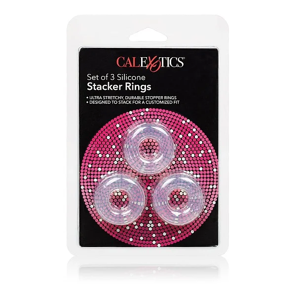3 Stacker Rings - Transparant van het merk Rings - Cockringen - online bestellen bij Masculum.nl. De discrete online seks-toys en erotisch heren ondergoed winkel voor gay & hetero mannen.