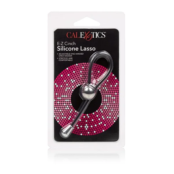 E-Z CInch Silicone Lasso - Zwart van het merk Rings - Cockringen - online bestellen bij Masculum.nl. De discrete online seks-toys en erotisch heren ondergoed winkel voor gay & hetero mannen.
