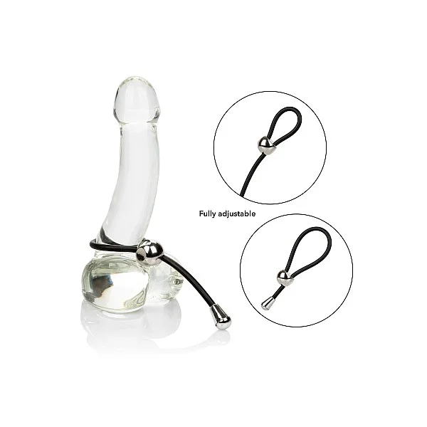 E-Z CInch Silicone Lasso - Zwart van het merk Rings - Cockringen - online bestellen bij Masculum.nl. De discrete online seks-toys en erotisch heren ondergoed winkel voor gay & hetero mannen.