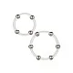 Steel Beaded Silicone Ring Set - Transparant van het merk Rings - Cockringen - online bestellen bij Masculum.nl. De discrete online seks-toys en erotisch heren ondergoed winkel voor gay & hetero mannen.