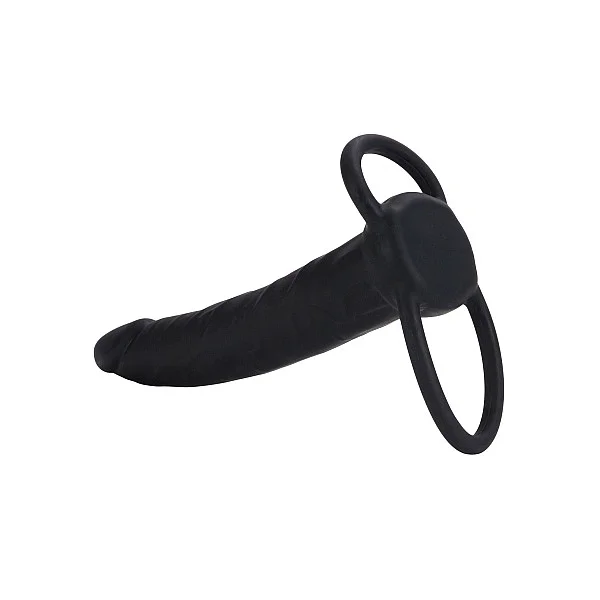 Silicone Dual Penetrator - Zwart van het merk Extensions -  - online bestellen bij Masculum.nl. De discrete online seks-toys en erotisch heren ondergoed winkel voor gay & hetero mannen.