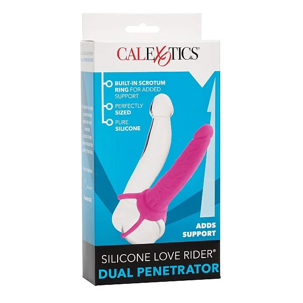 Silicone Dual Penetrator - Roze van het merk Extensions -  - online kopen bij Masculum.nl. De discrete online seks-toys en erotisch heren ondergoed winkel voor gay & hetero mannen.