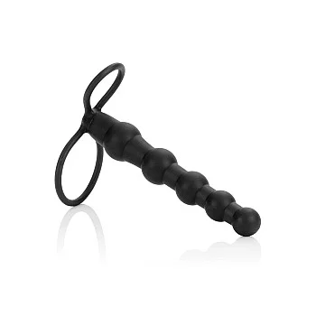 Beaded Dual Penetrator - Zwart