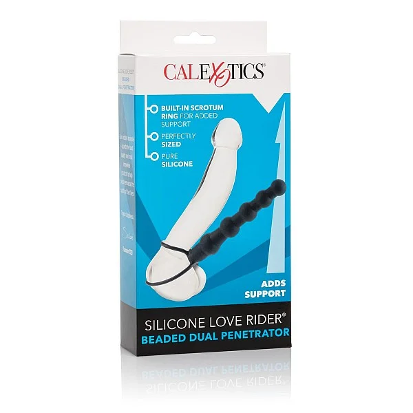 Beaded Dual Penetrator - Zwart van het merk Extensions -  - online kopen bij Masculum.nl. De discrete online seks-toys en erotisch heren ondergoed winkel voor gay & hetero mannen.