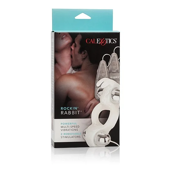 Rocking Rabbit - Transparant van het merk Couples Enhancers - Vibrerende Cockringen - online bestellen bij Masculum.nl. De discrete online seks-toys en erotisch heren ondergoed winkel voor gay & hetero mannen.