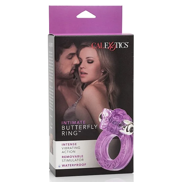 Intimate Butterfly Ring - Paars van het merk Couples Enhancers - Vibrerende Cockringen - online bestellen bij Masculum.nl. De discrete online seks-toys en erotisch heren ondergoed winkel voor gay & hetero mannen.