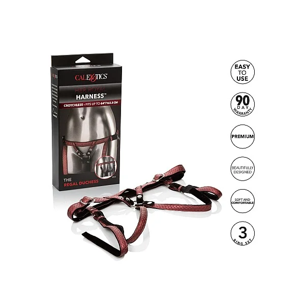 The Regal Duchess - Rood van het merk Her Royal Harness -  - online kopen bij Masculum.nl. De discrete online seks-toys en erotisch heren ondergoed winkel voor gay & hetero mannen.