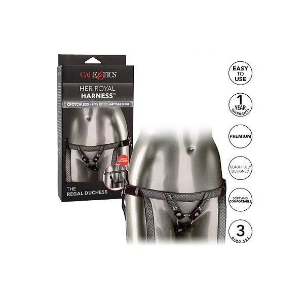 The Regal Duchess - Zilver van het merk Her Royal Harness -  - online kopen bij Masculum.nl. De discrete online seks-toys en erotisch heren ondergoed winkel voor gay & hetero mannen.