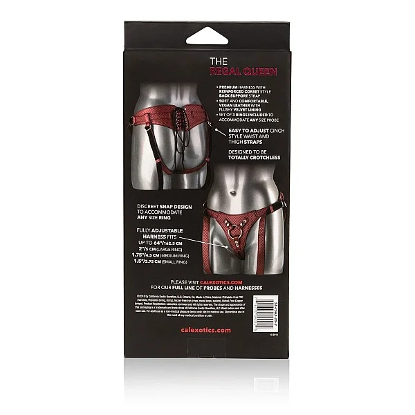 The Regal Queen - Rood van het merk Her Royal Harness -  - online kopen bij Masculum.nl. De discrete online seks-toys en erotisch heren ondergoed winkel voor gay & hetero mannen.