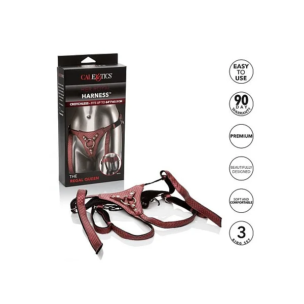 The Regal Queen - Rood van het merk Her Royal Harness -  - online kopen bij Masculum.nl. De discrete online seks-toys en erotisch heren ondergoed winkel voor gay & hetero mannen.