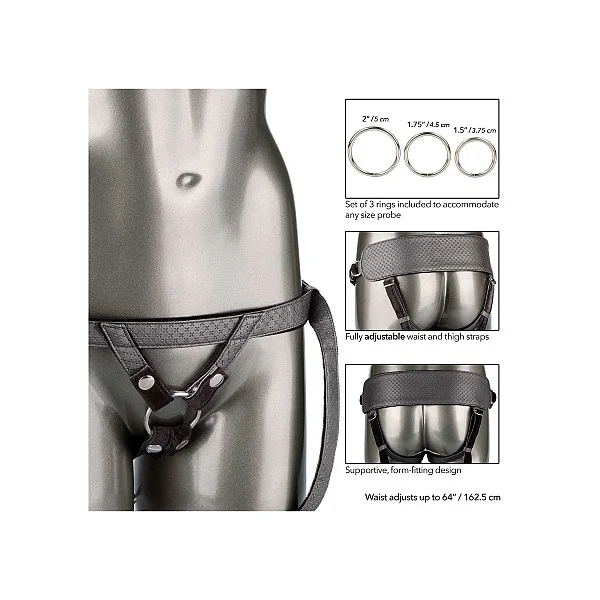 The Royal Sensual Set - Grijs van het merk Her Royal Harness -  - online kopen bij Masculum.nl. De discrete online seks-toys en erotisch heren ondergoed winkel voor gay & hetero mannen.
