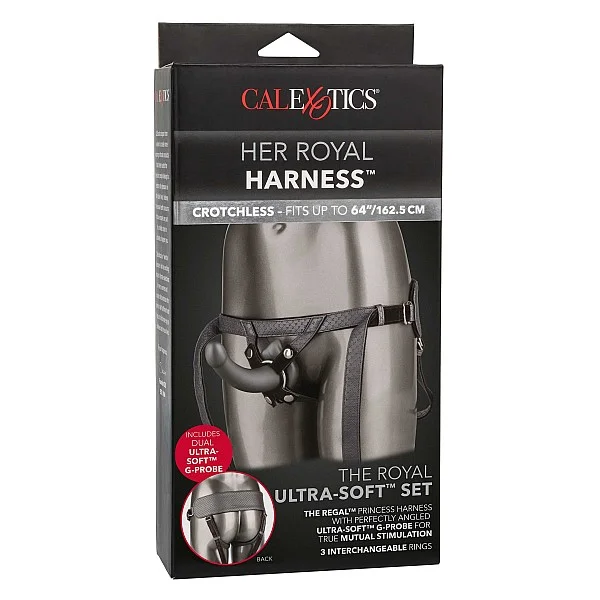 The Royal Ultra-Soft Set - Grijs van het merk Her Royal Harness -  - online kopen bij Masculum.nl. De discrete online seks-toys en erotisch heren ondergoed winkel voor gay & hetero mannen.