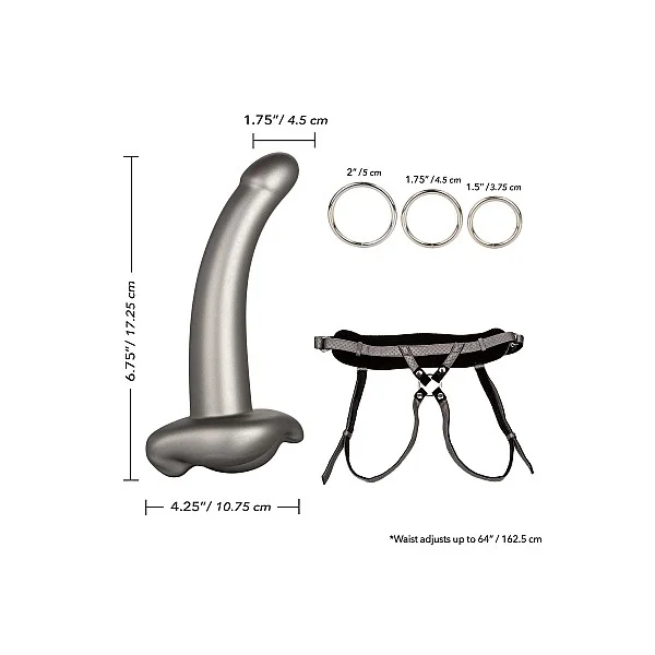 The Royal Ultra-Soft Set - Grijs van het merk Her Royal Harness -  - online kopen bij Masculum.nl. De discrete online seks-toys en erotisch heren ondergoed winkel voor gay & hetero mannen.