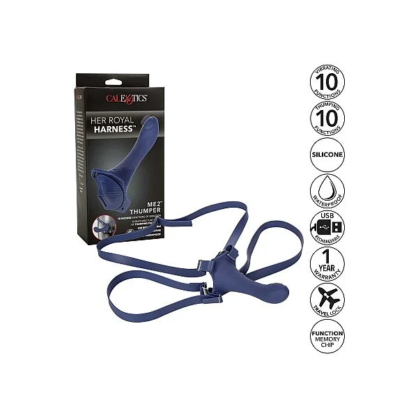 Her Royal Harness Me2 Thumper - Blauw van het merk Her Royal Harness -  - online bestellen bij Masculum.nl. De discrete online seks-toys en erotisch heren ondergoed winkel voor gay & hetero mannen.