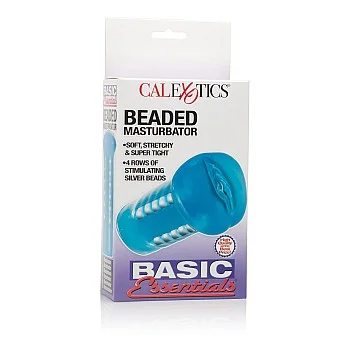 BasicEssentials Beaded Mastrub - Blauw