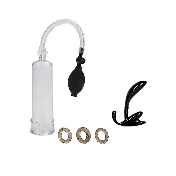 His Essential Pump Kit - Transparant van het merk Kits - Penispompen - online bestellen bij Masculum.nl. De discrete online seks-toys en erotisch heren ondergoed winkel voor gay & hetero mannen.