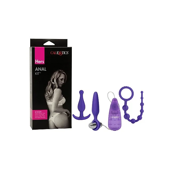 Hers Anal Kit - Paars van het merk Kits - Anaal Dildo's - online bestellen bij Masculum.nl. De discrete online seks-toys en erotisch heren ondergoed winkel voor gay & hetero mannen.