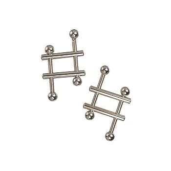 Crossbar Nipple Vices - Metaal