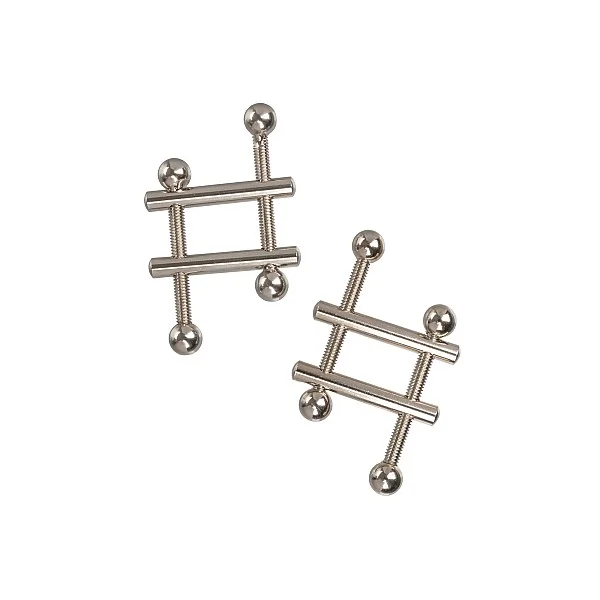 Crossbar Nipple Vices - Metaal van het merk Nipple Play - Tepelklemmen - online bestellen bij Masculum.nl. De discrete online seks-toys en erotisch heren ondergoed winkel voor gay & hetero mannen.