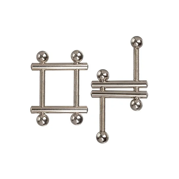 Crossbar Nipple Vices - Metaal van het merk Nipple Play - Tepelklemmen - online bestellen bij Masculum.nl. De discrete online seks-toys en erotisch heren ondergoed winkel voor gay & hetero mannen.