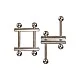 Crossbar Nipple Vices - Metaal van het merk Nipple Play - Tepelklemmen - online bestellen bij Masculum.nl. De discrete online seks-toys en erotisch heren ondergoed winkel voor gay & hetero mannen.