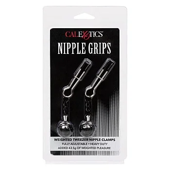 Weighted Tweezer NippleClamps - Metaal