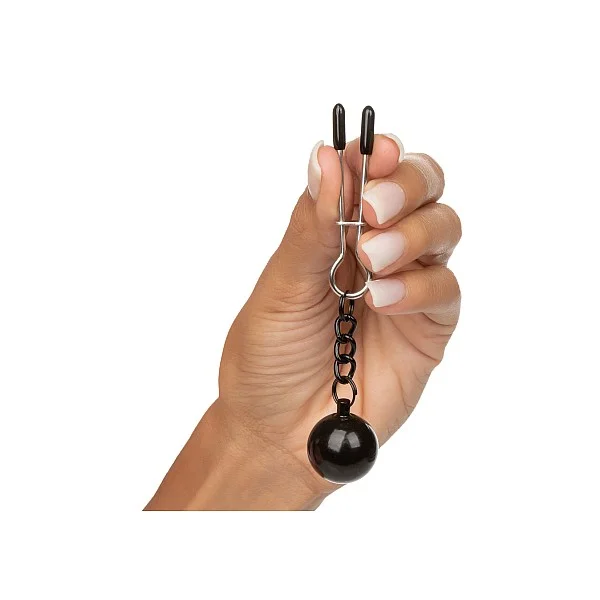 Weighted Tweezer NippleClamps - Metaal van het merk Nipple Play - Tepelklemmen - online kopen bij Masculum.nl. De discrete online seks-toys en erotisch heren ondergoed winkel voor gay & hetero mannen.