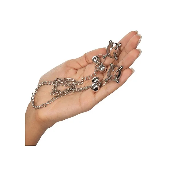 4-Point Nipple Press W Bells - Metaal van het merk Nipple Play - Tepelklemmen - online bestellen bij Masculum.nl. De discrete online seks-toys en erotisch heren ondergoed winkel voor gay & hetero mannen.