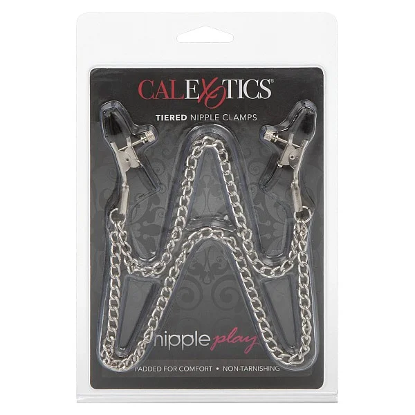 Tiered Nipple Clamps - Metaal van het merk Nipple Play - Tepelklemmen - online kopen bij Masculum.nl. De discrete online seks-toys en erotisch heren ondergoed winkel voor gay & hetero mannen.