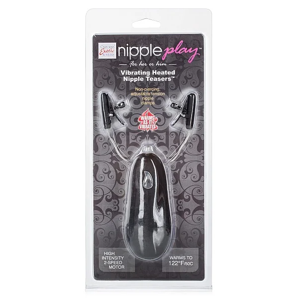Vibrating Heated Nipple Teaser - Zwart van het merk Nipple Play - Tepelklemmen - online kopen bij Masculum.nl. De discrete online seks-toys en erotisch heren ondergoed winkel voor gay & hetero mannen.