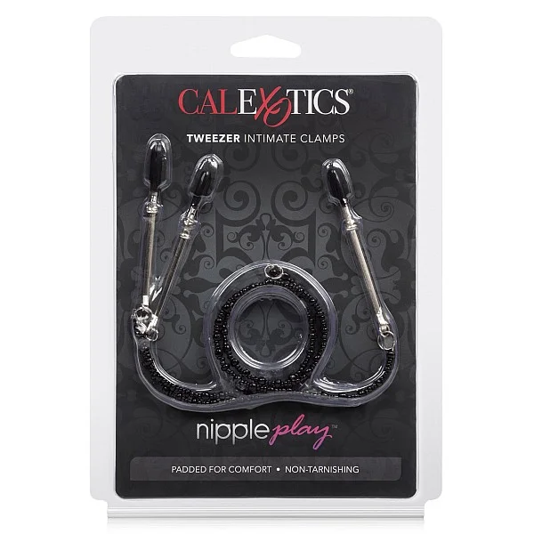 Tweezer Intimate Clamps - Zwart van het merk Nipple Play - Tepelklemmen - online bestellen bij Masculum.nl. De discrete online seks-toys en erotisch heren ondergoed winkel voor gay & hetero mannen.