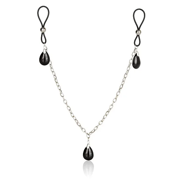 Nonpierce Nipple Chain Jewelry - Zwart van het merk Nipple Play - Tepelklemmen - online bestellen bij Masculum.nl. De discrete online seks-toys en erotisch heren ondergoed winkel voor gay & hetero mannen.