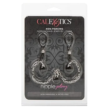 Nonpierce Nipple Chain Jewelry - Zwart