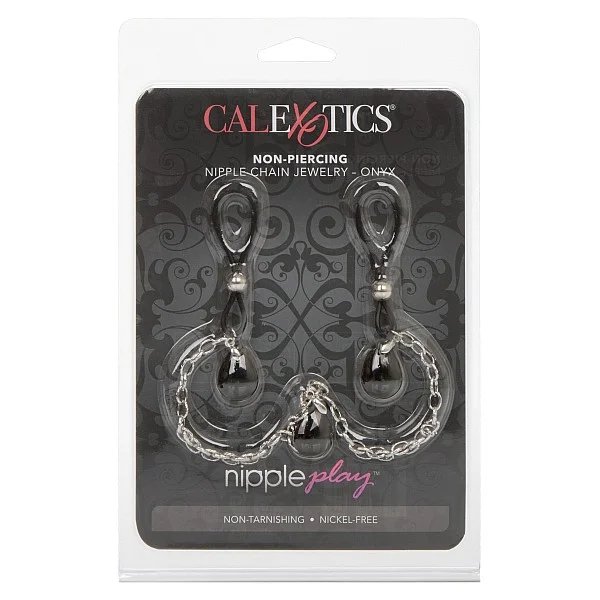 Nonpierce Nipple Chain Jewelry - Zwart van het merk Nipple Play - Tepelklemmen - online bestellen bij Masculum.nl. De discrete online seks-toys en erotisch heren ondergoed winkel voor gay & hetero mannen.